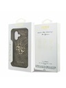Guess Guess PU 4G Metal Logo Stražnji Poklopac za iPhone 17 Brown