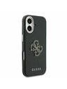 Guess Guess PU Resin Logo Stražnji Poklopac za iPhone 17 Black