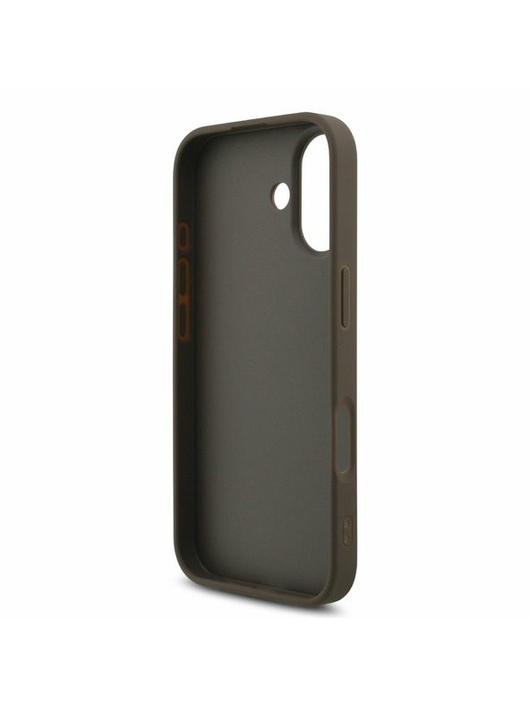 Guess Guess PU 4G Metal Logo Strap Stražnji Poklopac za iPhone 17 Brown