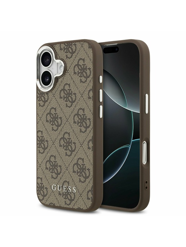 Guess Guess 4G MagSafe Stražnji Poklopac za iPhone 17 Brown