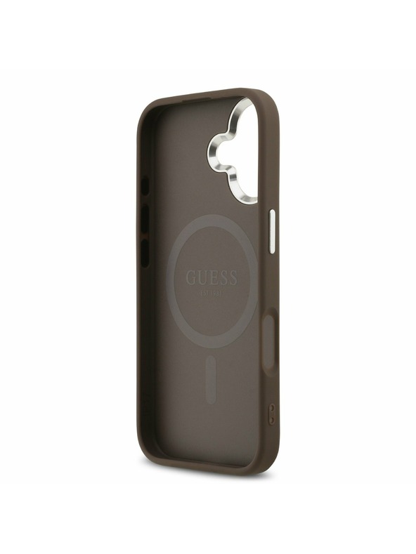 Guess Guess 4G MagSafe Stražnji Poklopac za iPhone 17 Brown