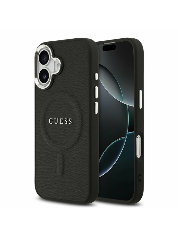 Guess Guess PU Saffiano MagSafe Stražnji Poklopac za iPhone 17 Black