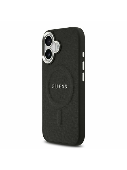 Guess Guess PU Saffiano MagSafe Stražnji Poklopac za iPhone 17 Black