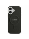 Guess Guess PU Saffiano MagSafe Stražnji Poklopac za iPhone 17 Black