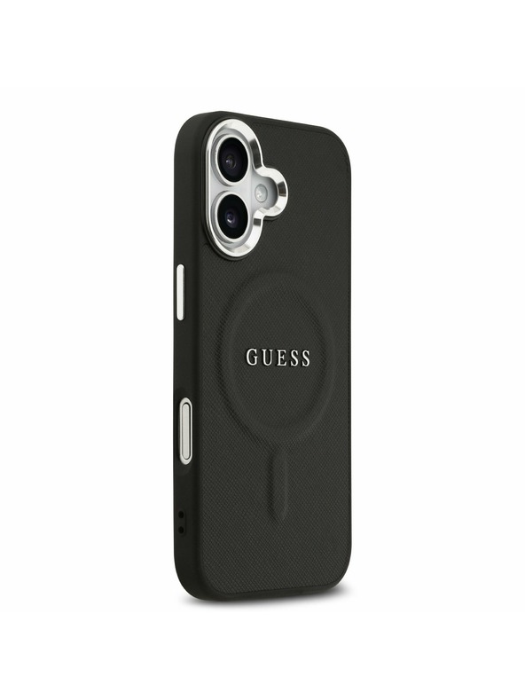 Guess Guess PU Saffiano MagSafe Stražnji Poklopac za iPhone 17 Black