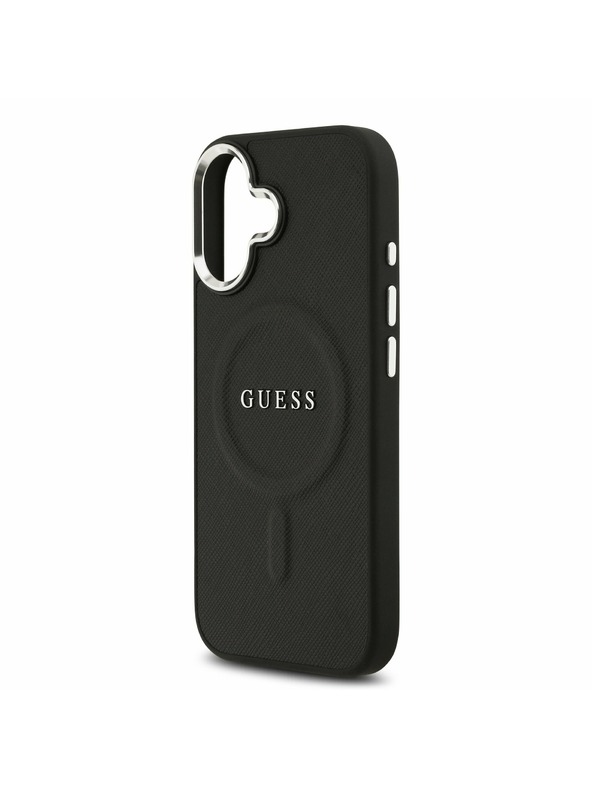 Guess Guess PU Saffiano MagSafe Stražnji Poklopac za iPhone 17 Black