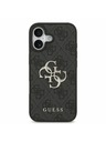 Guess Guess PU 4G Metal Logo Stražnji Poklopac za iPhone 17 Grey