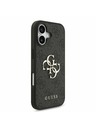 Guess Guess PU 4G Metal Logo Stražnji Poklopac za iPhone 17 Grey