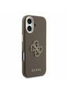 Guess Guess PU Resin Logo Stražnji Poklopac za iPhone 17 Brown