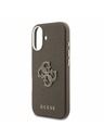 Guess Guess PU Resin Logo Stražnji Poklopac za iPhone 17 Brown