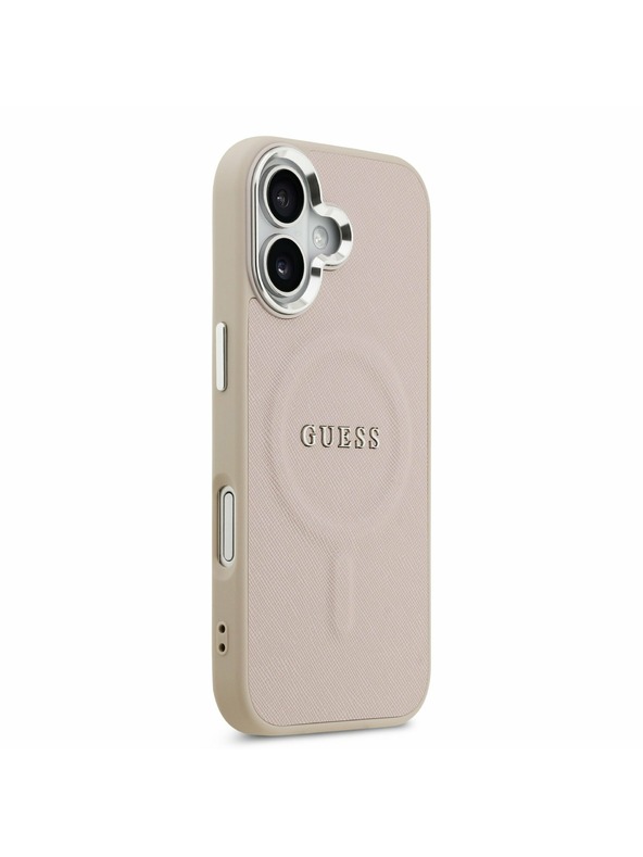 Guess Guess PU Saffiano MagSafe Stražnji Poklopac za iPhone 17 Pink