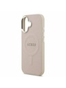 Guess Guess PU Saffiano MagSafe Stražnji Poklopac za iPhone 17 Pink
