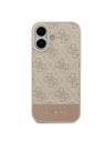 Guess Guess PU 4G Stripe Stražnji Poklopac za iPhone 17 Pink