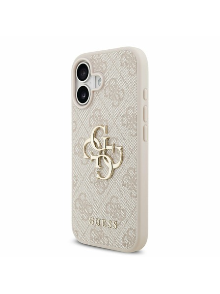Guess Guess PU 4G Metal Logo Stražnji Poklopac za iPhone 17 Pink