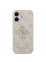 Guess Guess PU 4G Metal Logo Stražnji Poklopac za iPhone 17 Pink