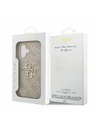 Guess Guess PU 4G Metal Logo Stražnji Poklopac za iPhone 17 Pink