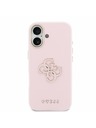 Guess Guess PU Resin Logo Stražnji Poklopac za iPhone 17 Pink