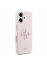Guess Guess PU Resin Logo Stražnji Poklopac za iPhone 17 Pink