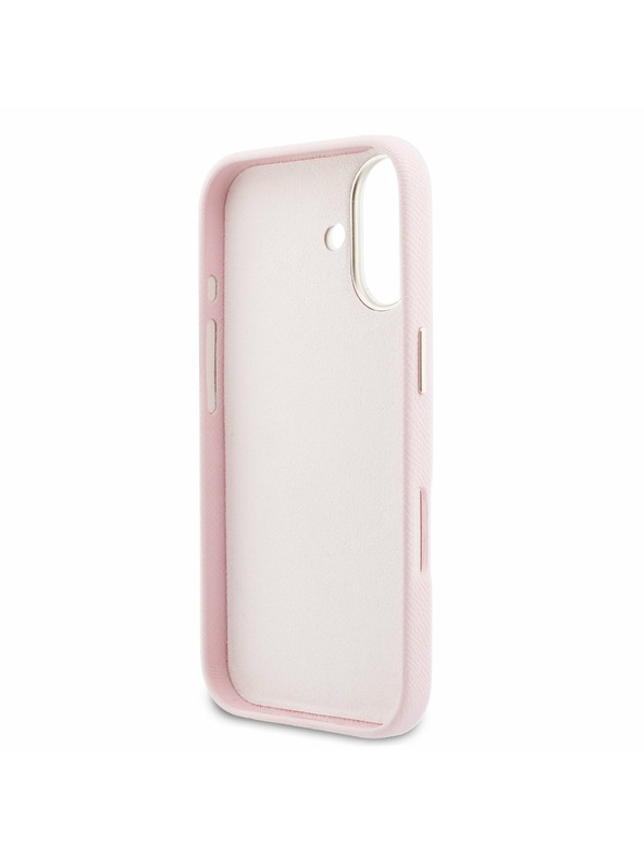 Guess Guess PU Resin Logo Stražnji Poklopac za iPhone 17 Pink