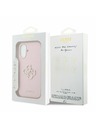 Guess Guess PU Resin Logo Stražnji Poklopac za iPhone 17 Pink