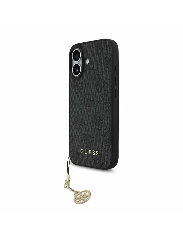 Guess Guess 4G Charm MagSafe Stražnji Poklopac za iPhone 17 Tone on Tone Grey