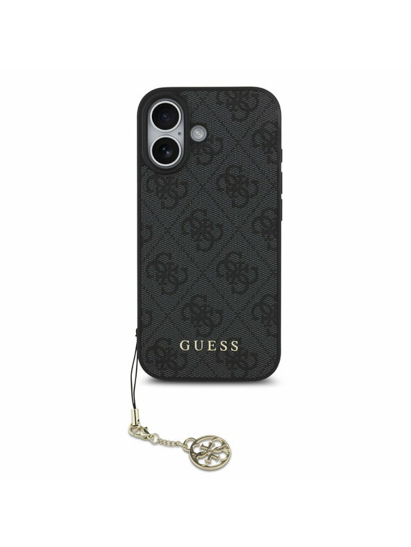 Guess Guess 4G Charm MagSafe Stražnji Poklopac za iPhone 17 Tone on Tone Grey