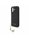 Guess Guess 4G Charm MagSafe Stražnji Poklopac za iPhone 17 Tone on Tone Grey