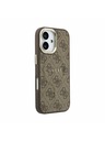 Guess Guess PU Leather 4G Gold Frame MagSafe Stražnji Poklopac za iPhone 17 Brown