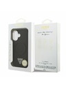 Guess Guess PU Leather Triangle Logo MagSafe Stražnji Poklopac za iPhone 17 Black