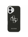Guess Guess PU Grained 4G Metal Logo Stražnji Poklopac za iPhone 17 Black