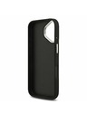 Guess Guess PU Grained 4G Metal Logo Stražnji Poklopac za iPhone 17 Black