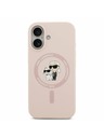 Karl Lagerfeld Karl Lagerfeld Liquid Silicone Karl and Choupette MagSafe Stražnji Poklopac za iPhone 17 Pink