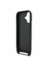 Karl Lagerfeld Karl Lagerfeld Saffiano Crossbody Remen Metal Karl and Choupette Stražnji Poklopac za iPhone 17 Black
