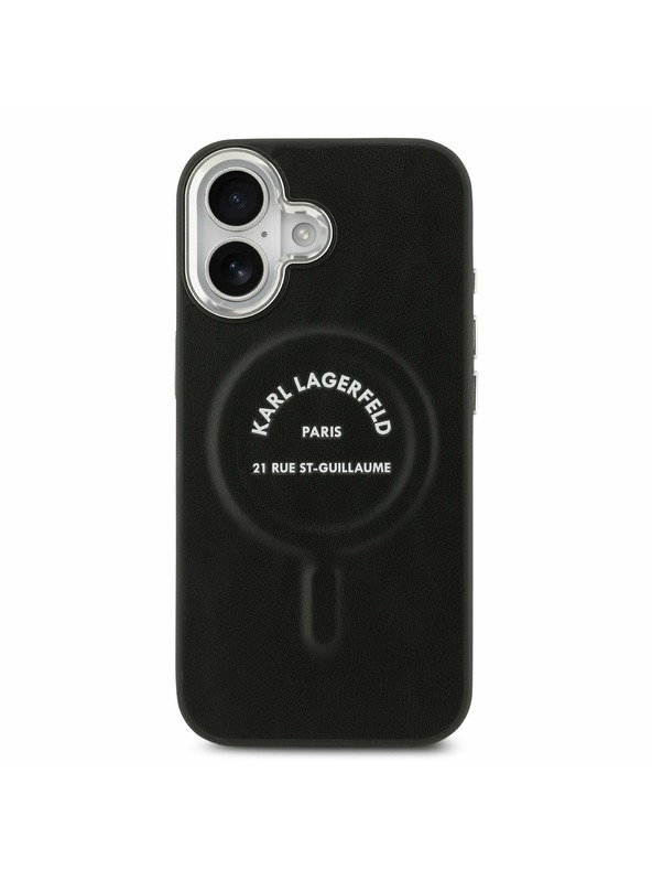 Karl Lagerfeld Karl Lagerfeld PU RSG Logo MagSafe Stražnji Poklopac za iPhone 17 Black
