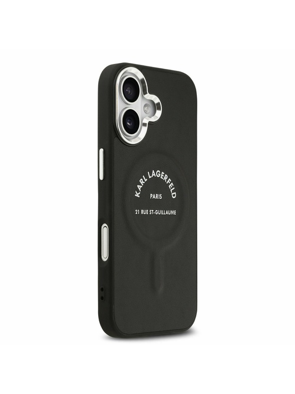 Karl Lagerfeld Karl Lagerfeld PU RSG Logo MagSafe Stražnji Poklopac za iPhone 17 Black