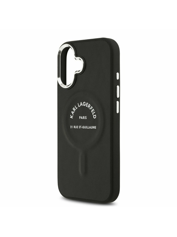 Karl Lagerfeld Karl Lagerfeld PU RSG Logo MagSafe Stražnji Poklopac za iPhone 17 Black