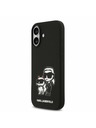 Karl Lagerfeld Karl Lagerfeld Liquid Silicone K&CH Sketch MagSafe Stražnji Poklopac za iPhone 17 Black