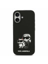 Karl Lagerfeld Karl Lagerfeld Liquid Silicone K&CH Sketch MagSafe Stražnji Poklopac za iPhone 17 Black