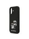 Karl Lagerfeld Karl Lagerfeld Liquid Silicone K&CH Sketch MagSafe Stražnji Poklopac za iPhone 17 Black