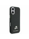 Karl Lagerfeld Karl Lagerfeld PU Karl and Choupette Heads Pins MagSafe Stražnji Poklopac za iPhone 17 Black
