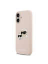 Karl Lagerfeld Karl Lagerfeld Liquid Silicone Double Heads MagSafe Stražnji Poklopac za iPhone 17 Pink