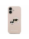 Karl Lagerfeld Karl Lagerfeld Liquid Silicone Double Heads MagSafe Stražnji Poklopac za iPhone 17 Pink