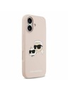 Karl Lagerfeld Karl Lagerfeld Liquid Silicone Double Heads MagSafe Stražnji Poklopac za iPhone 17 Pink