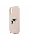 Karl Lagerfeld Karl Lagerfeld Liquid Silicone Double Heads MagSafe Stražnji Poklopac za iPhone 17 Pink