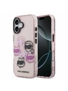 Karl Lagerfeld Karl Lagerfeld IML Multi K&CH Heads Stražnji Poklopac za iPhone 17 Pink