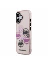Karl Lagerfeld Karl Lagerfeld IML Multi K&CH Heads Stražnji Poklopac za iPhone 17 Pink