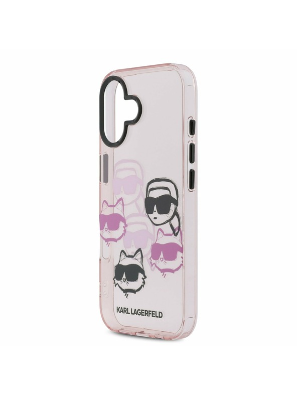 Karl Lagerfeld Karl Lagerfeld IML Multi K&CH Heads Stražnji Poklopac za iPhone 17 Pink