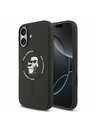 Karl Lagerfeld Karl Lagerfeld Liquid Silicone Karl and Choupette MagSafe Stražnji Poklopac za iPhone 17 Black