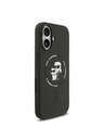 Karl Lagerfeld Karl Lagerfeld Liquid Silicone Karl and Choupette MagSafe Stražnji Poklopac za iPhone 17 Black