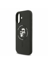 Karl Lagerfeld Karl Lagerfeld Liquid Silicone Karl and Choupette MagSafe Stražnji Poklopac za iPhone 17 Black